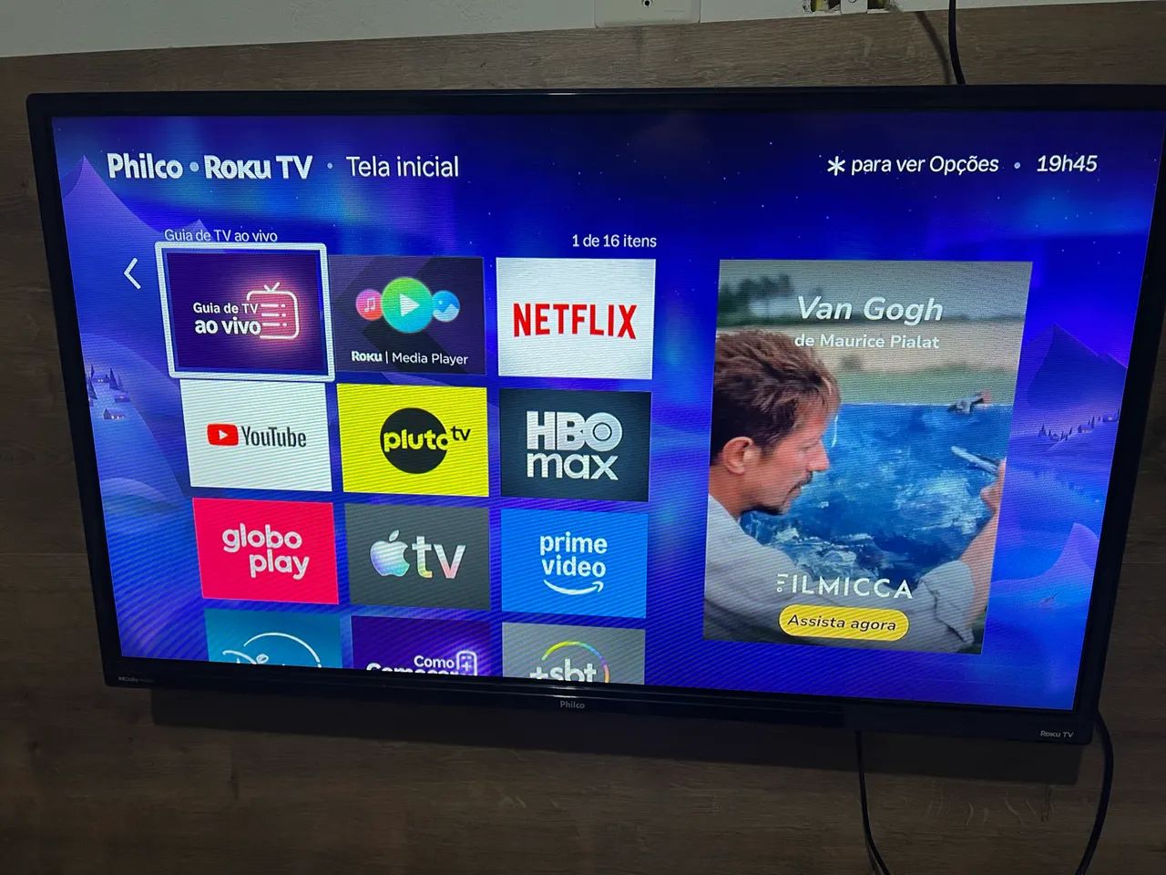 Vendo TV smart roku 32 polegada