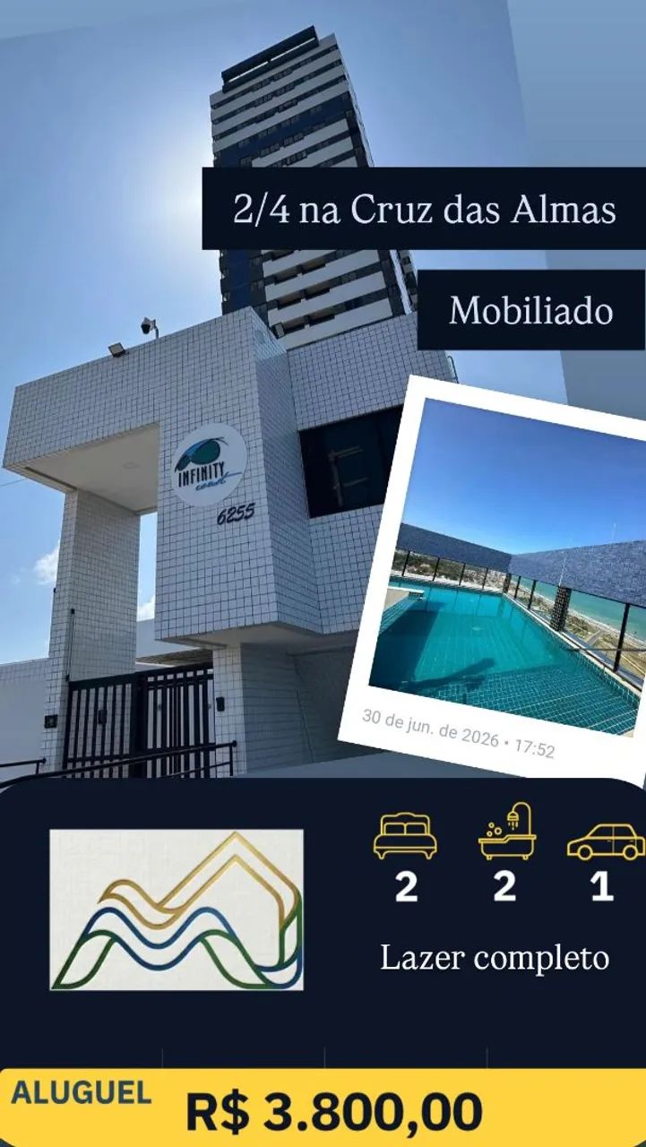 Alugo 2/4 mobiliado ao lado do parque shopping