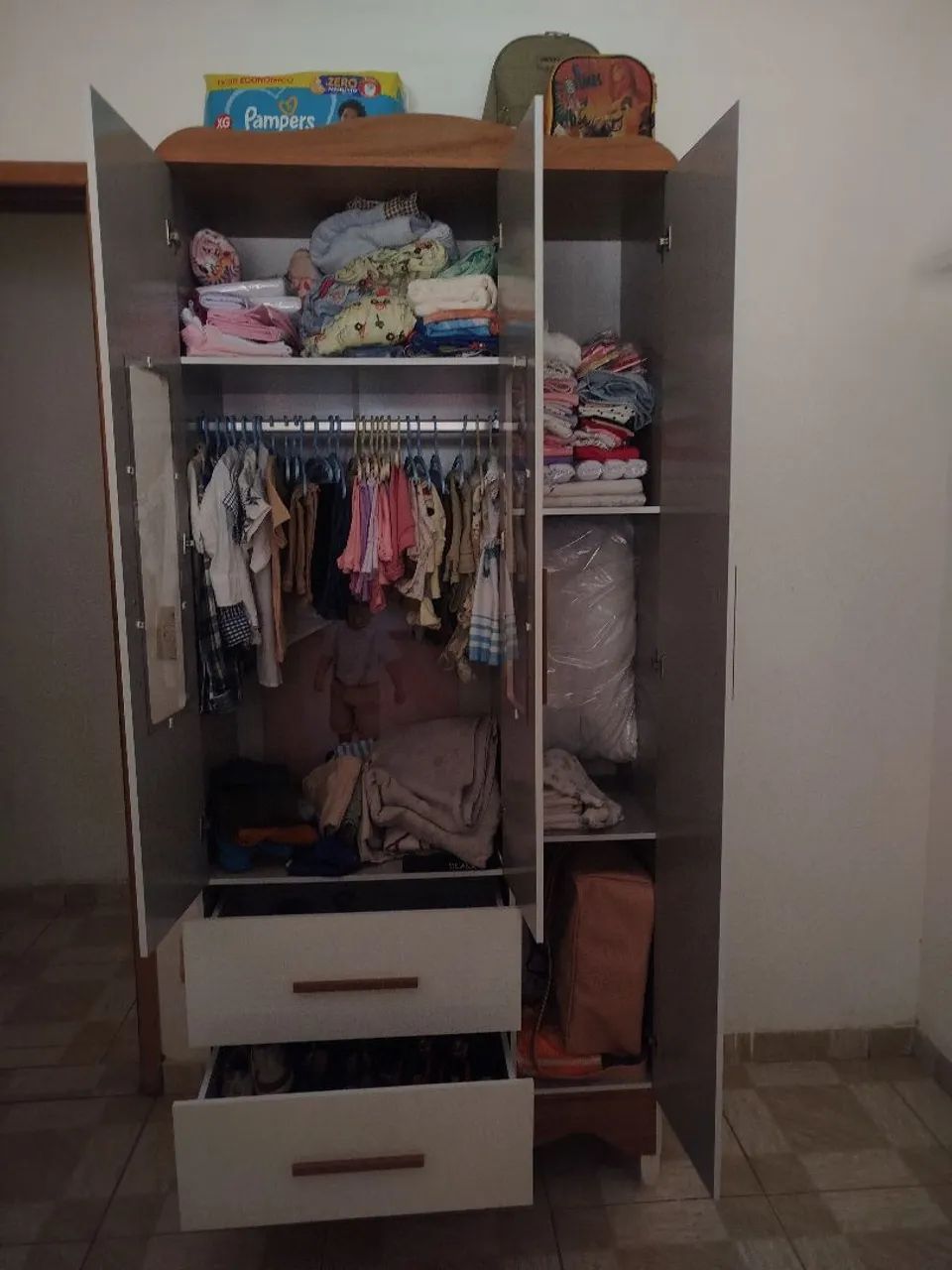 Vendo Guarda Roupa Solteiro Infatil - Foto 2