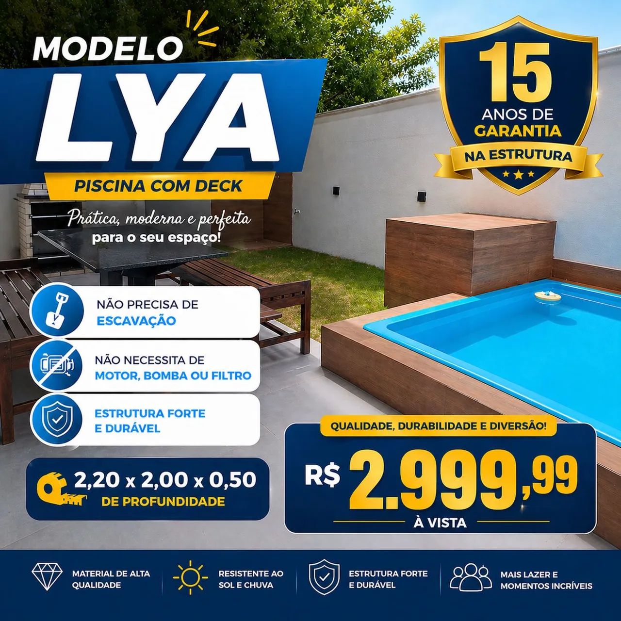 Piscina Lya 2,20 