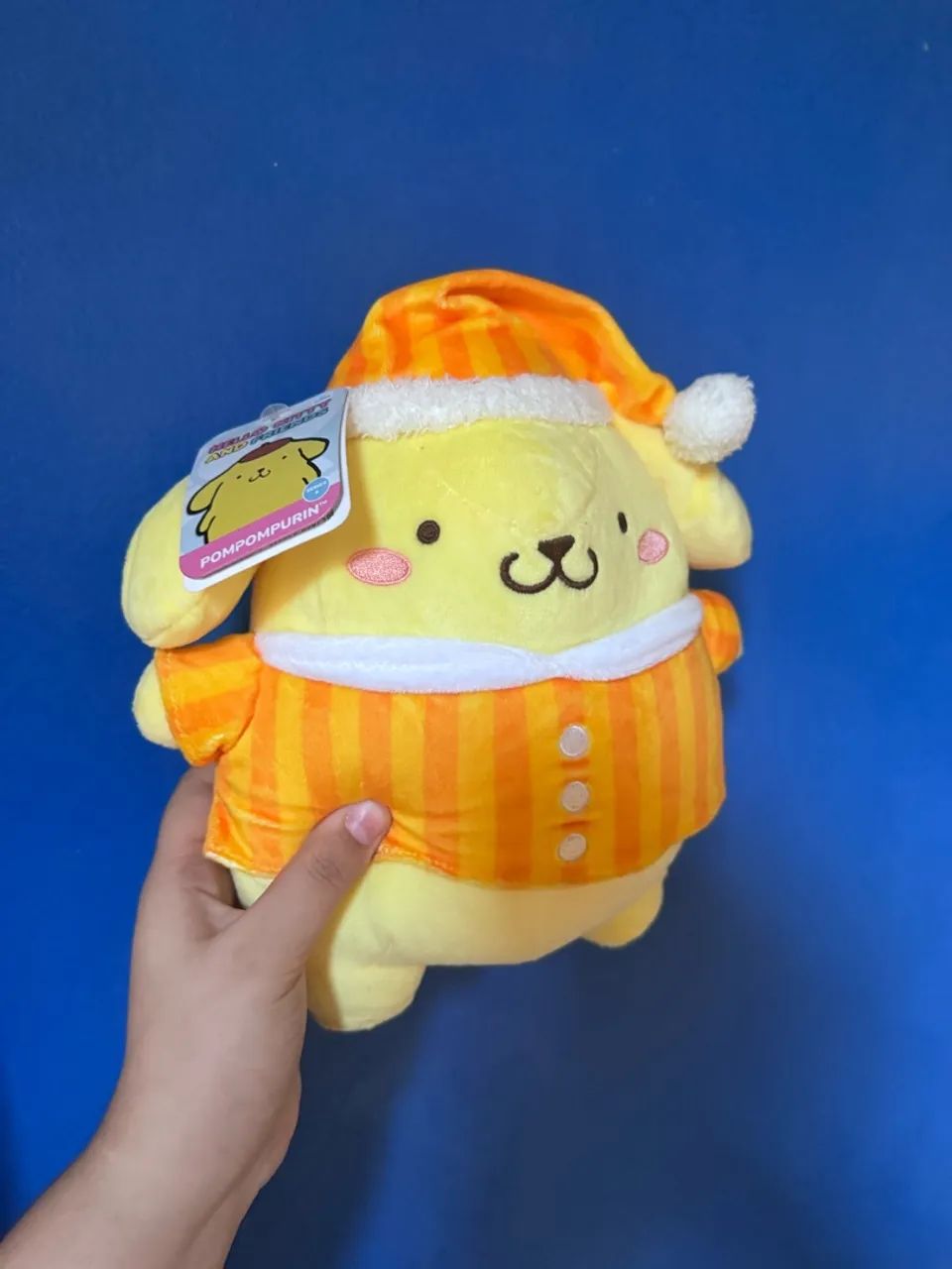 Pelúcia Pompompurin - Hello Kitty and Friends - Nova