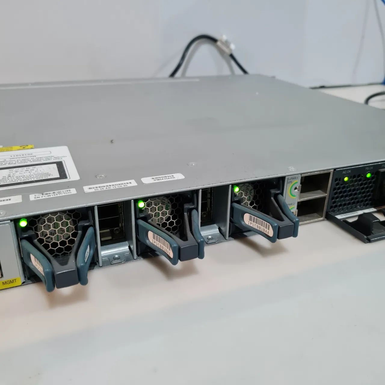 Cisco Catalyst WS-C3850-24P PoE+ Liga Sem Testes - Foto 2