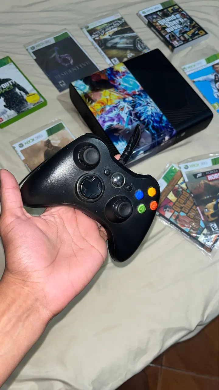 Xbox 360 semi novo