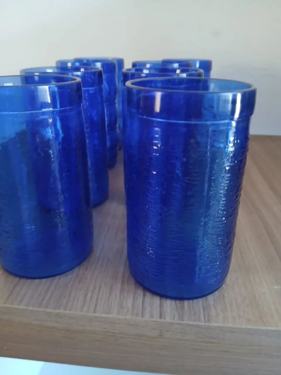 Copos Azul - Vidro Cobalto de Cozinha - 12 Unidades - Foto 4