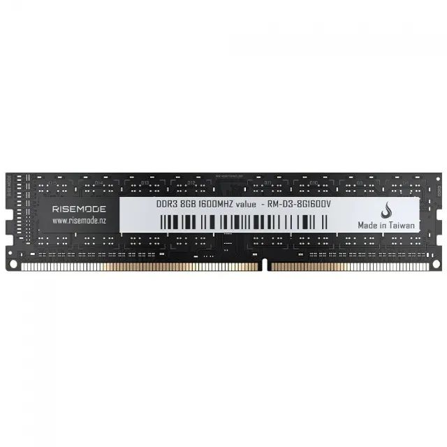MEMORIA DDR3 RISE MODE VALUE 8GB 1600MHZ RM-D3-8G1600V NOVO LACRADO!