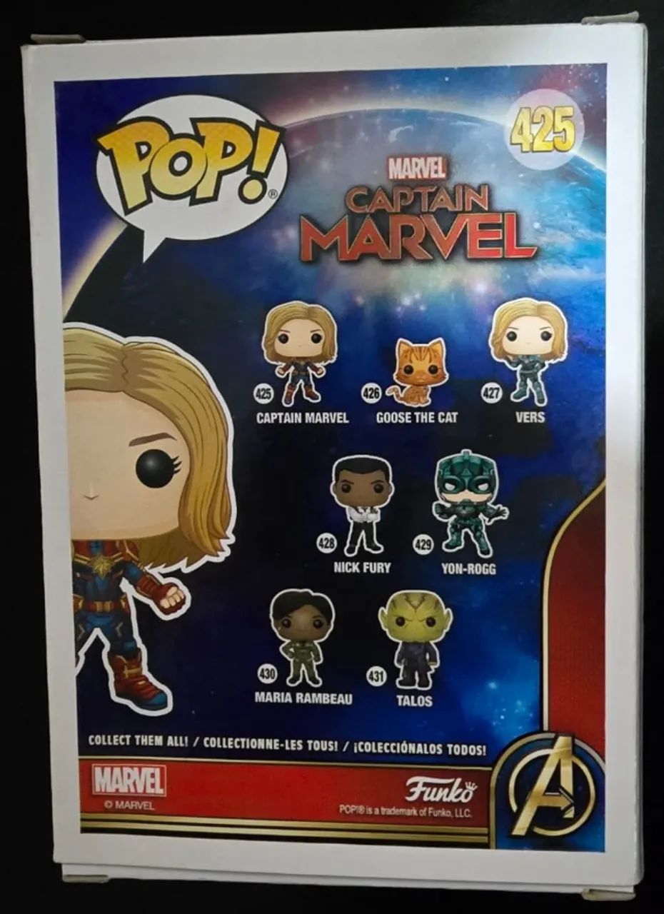 Funko Pop Captain Marvel (Chase) #425   - Foto 2