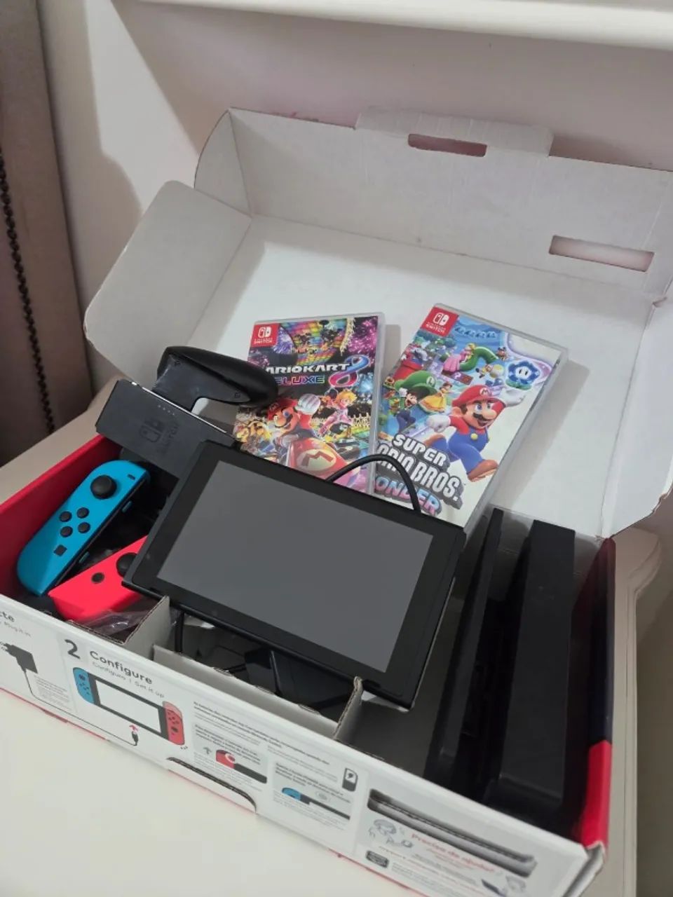 Nintendo switch 32GB com 2 jogos - Foto 2
