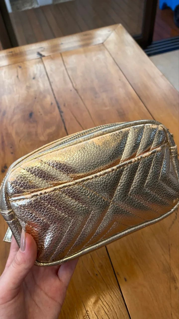 bolsa dourada santa lolla - Foto 4