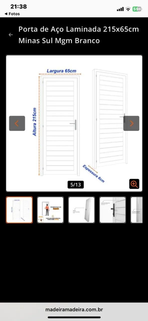 Porta de aço luminada - Foto 2