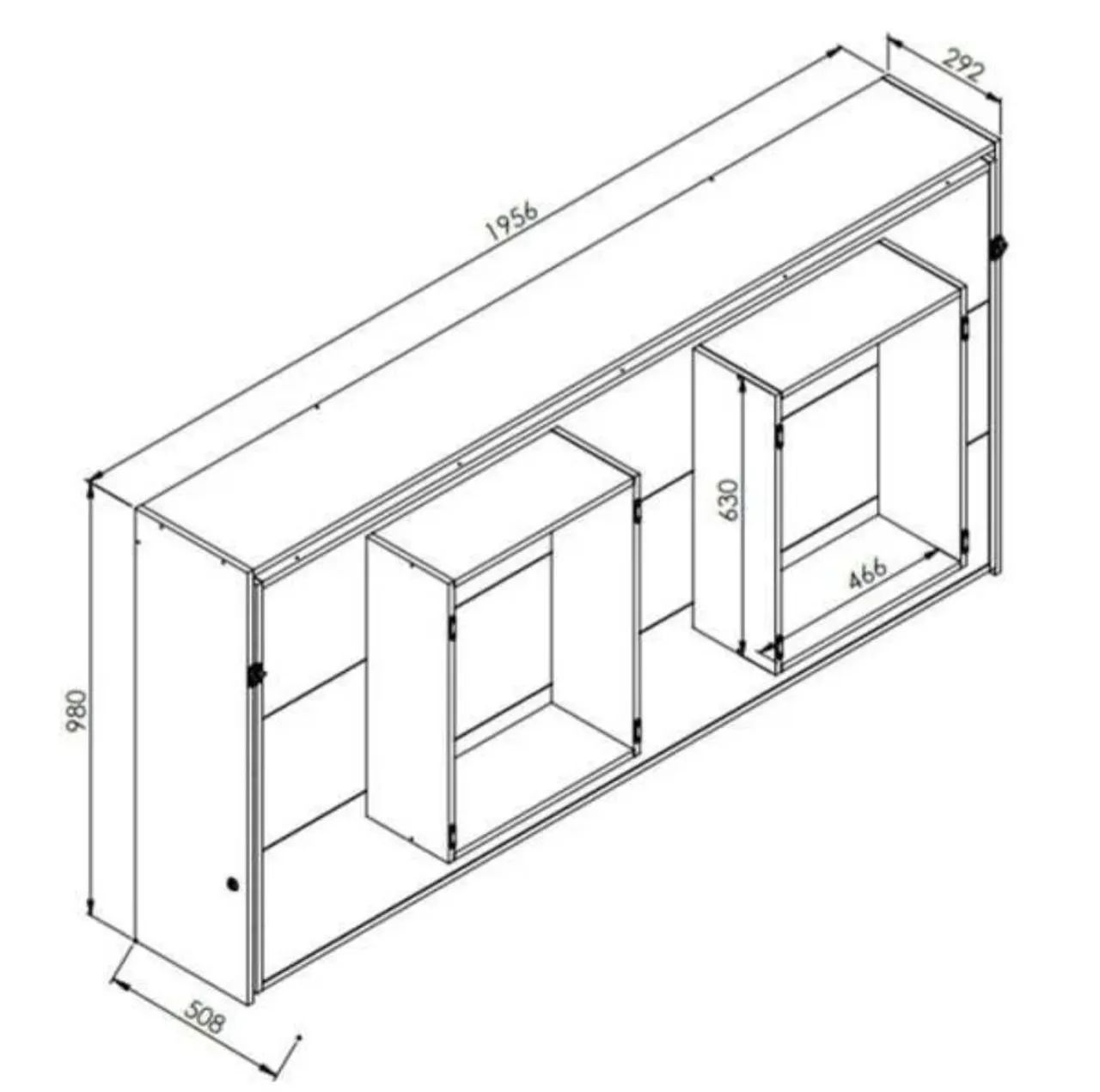 Cama embutida na parede articulada  - Foto 3
