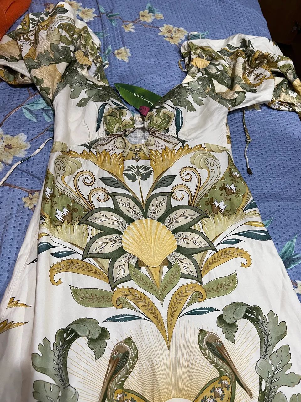 Vestido Farm Jardim de Mar  - Foto 4