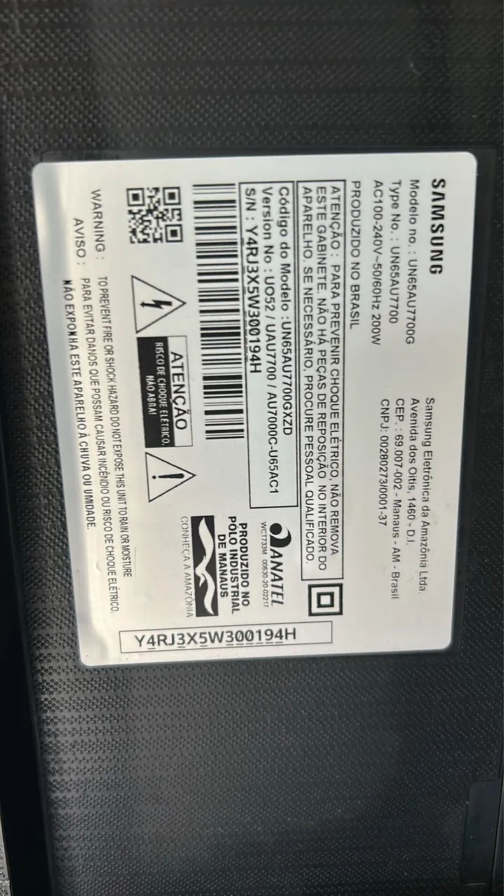 Vendo tv usada pra quem usa peças, pois pra consertar o valor é de uma nova. - Foto 2