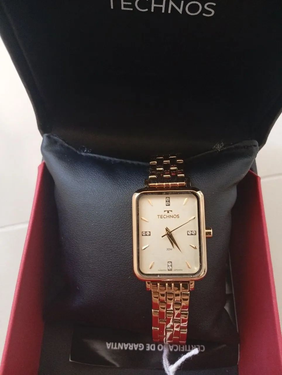 Relógio dourado Technos feminino  - Foto 2