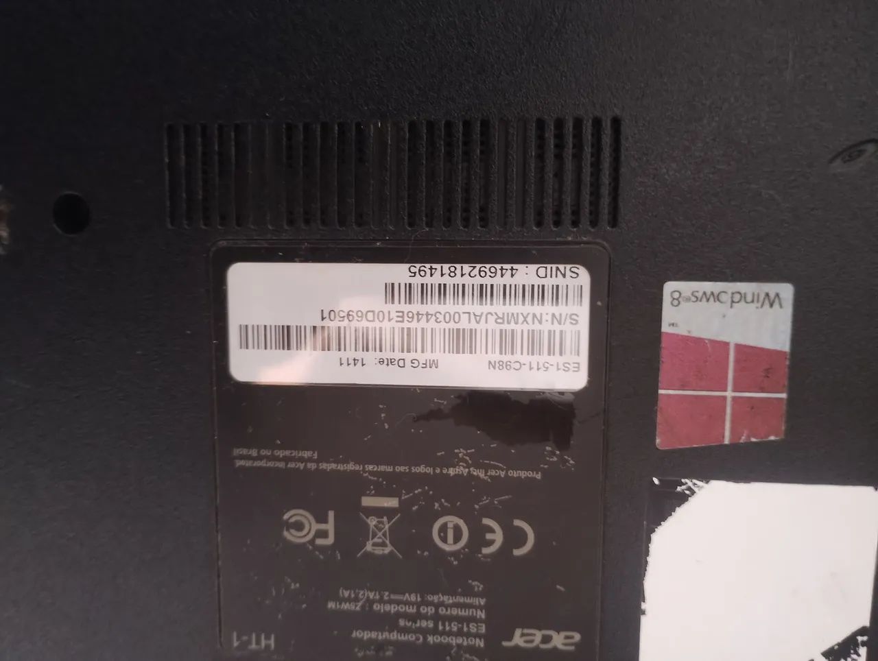 Notebook acer para retirada de peças  - Foto 3