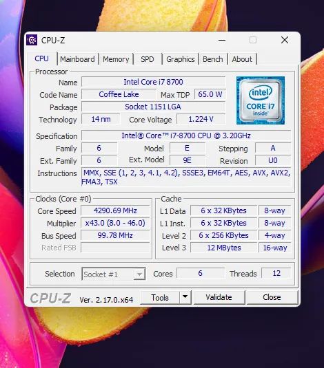 Processador core i7 8700 - Foto 2