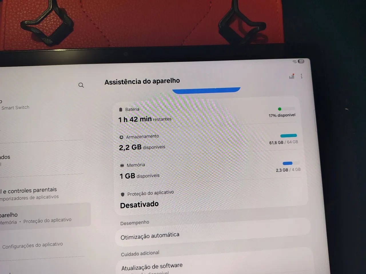 Tablet Samsung a9 plus 64gb perfeito  - Foto 5