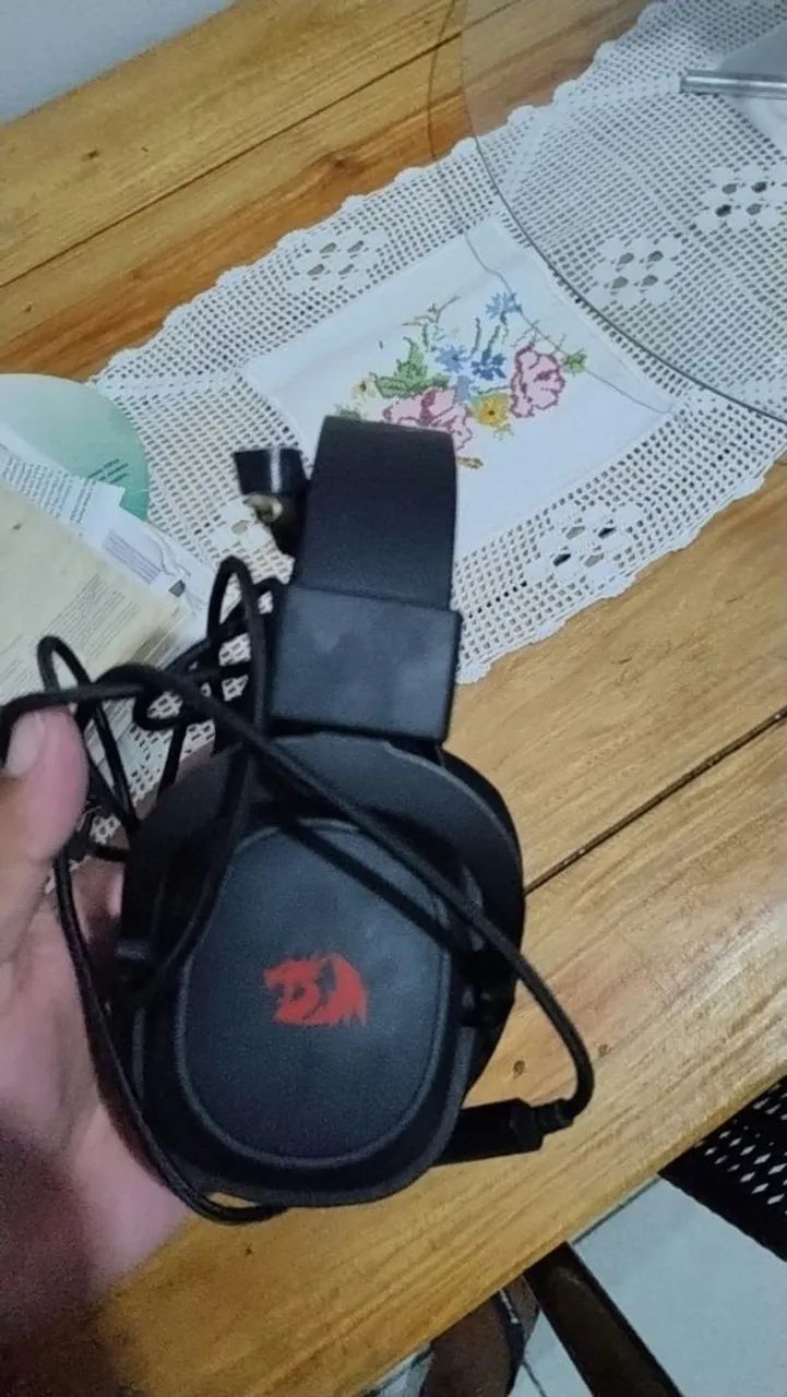 Headset redragon Zeus lite e mouse ajazz aj139 v2 - Foto 3