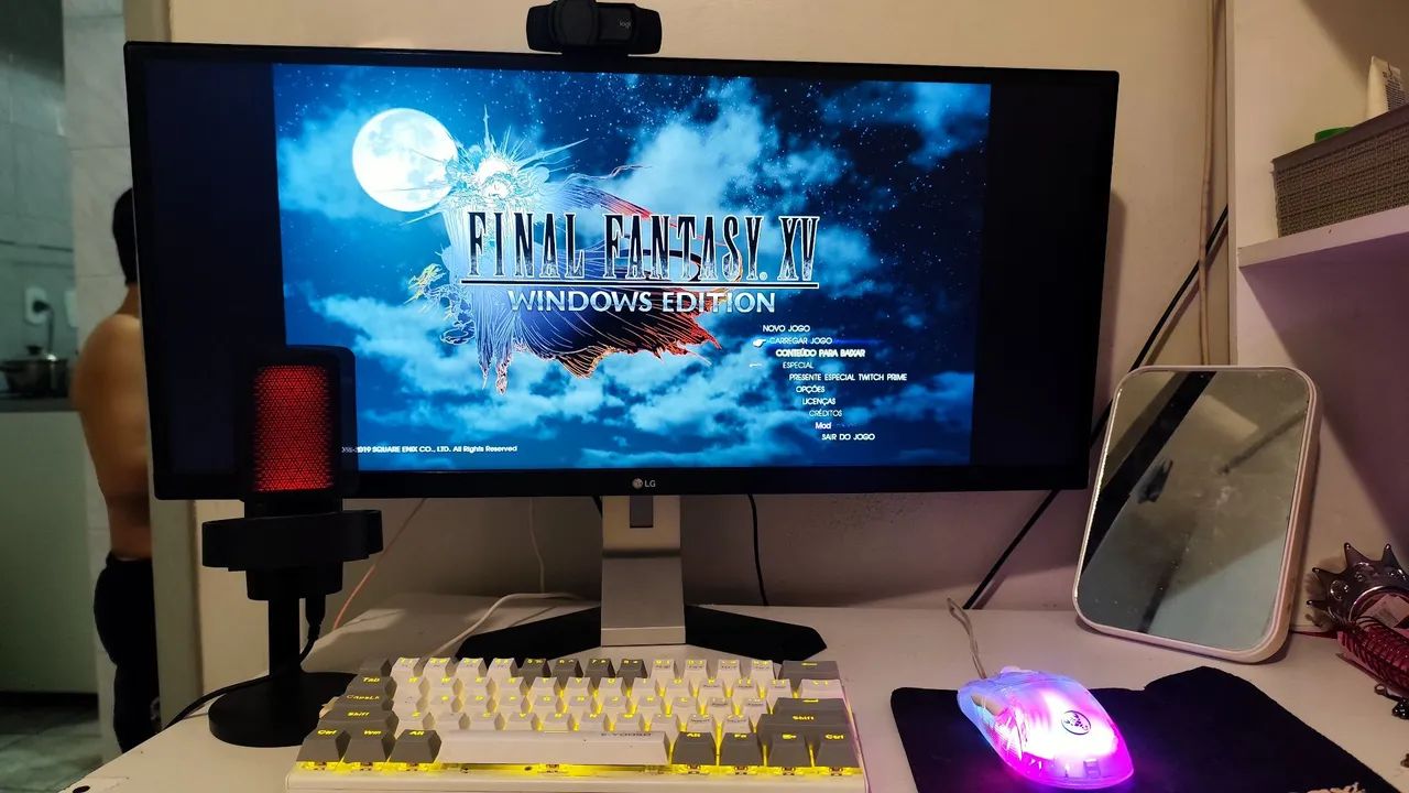PC Gamer Completo com Teclado, Mouse, Monitor, Webcam - Foto 3