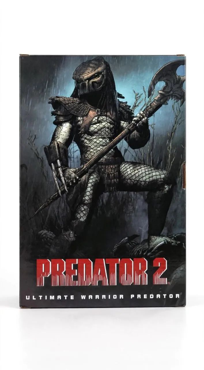 Boneco predador Action Figure Predator Warrior Ultimate NECA 18cm Original com Acessórios