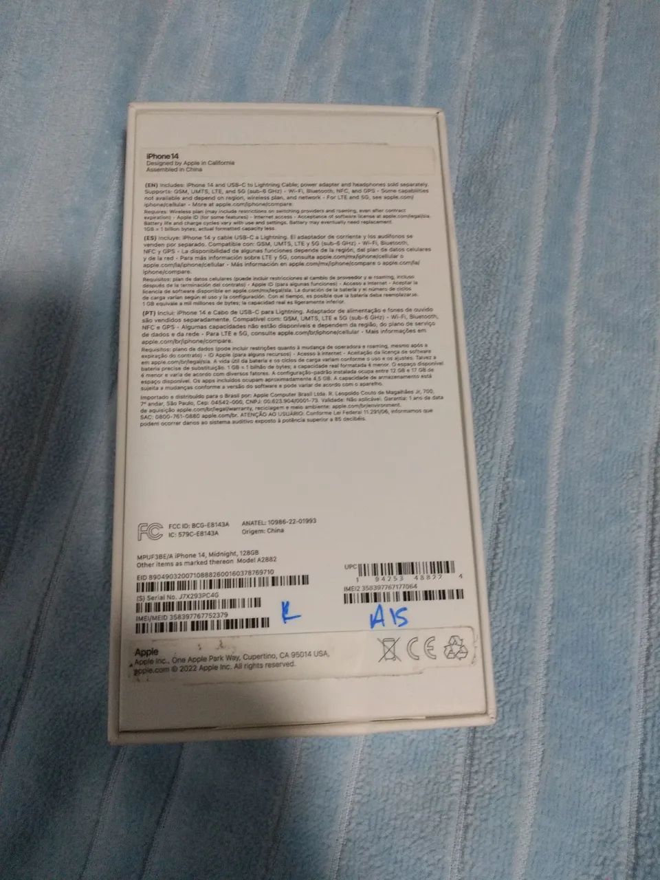 Caixa vazia iPhone 14 - Foto 2