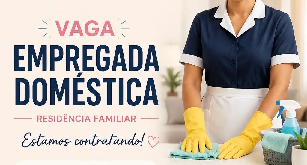 CONTRATA-SE EMPREGADA DOMÉSTICA 