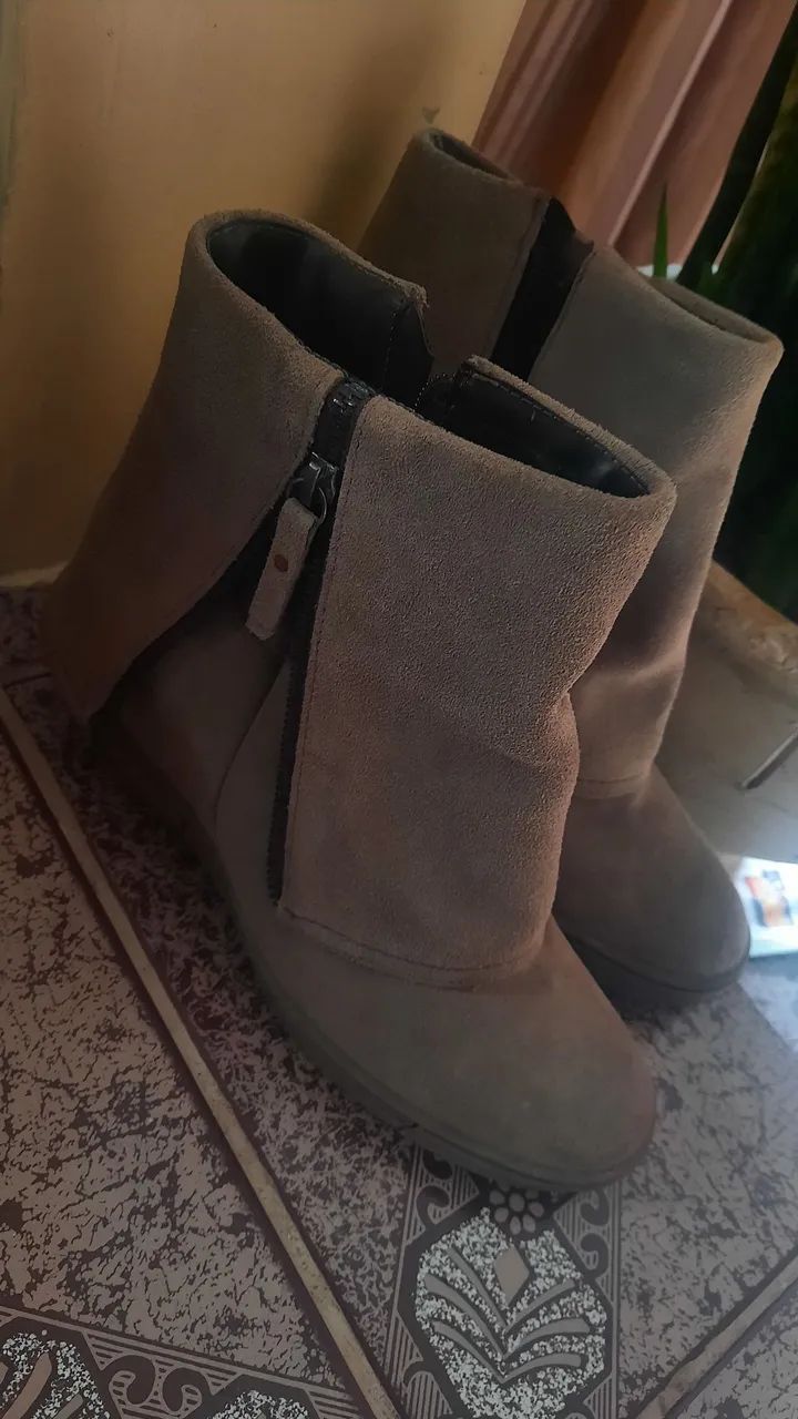 Bota de couro 