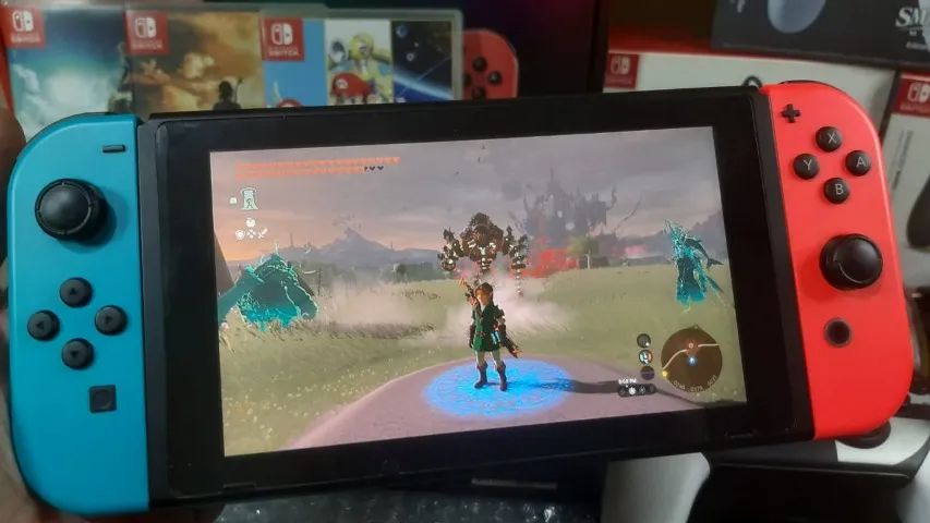 Nintendo Switch - Caixa e acessórios originais
