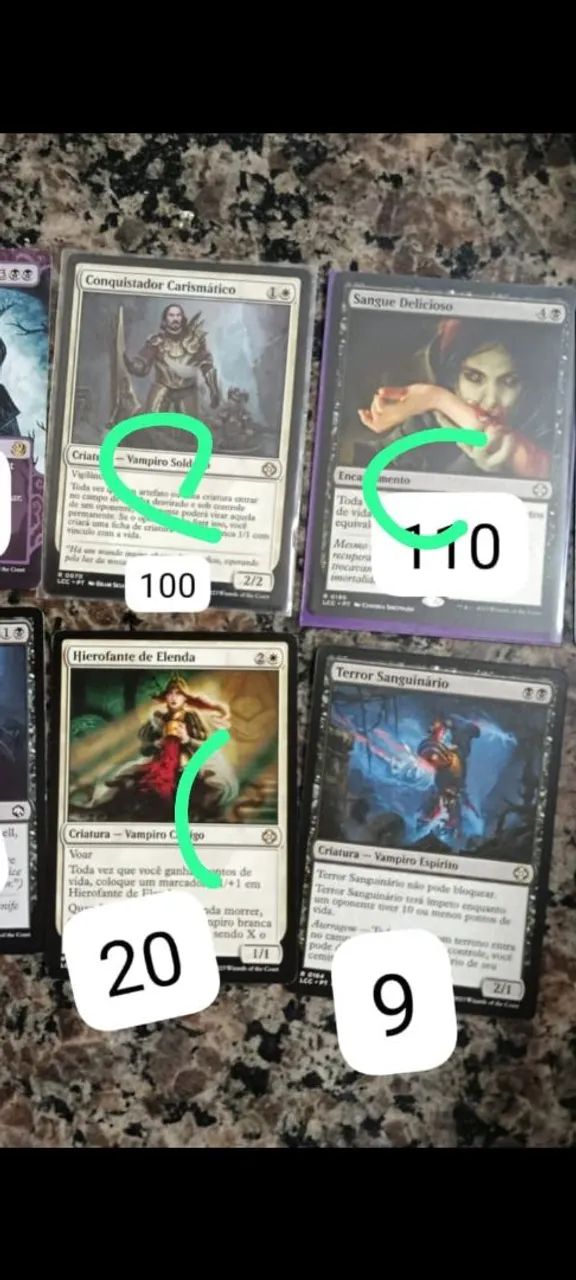 Lista - cartas de magic
