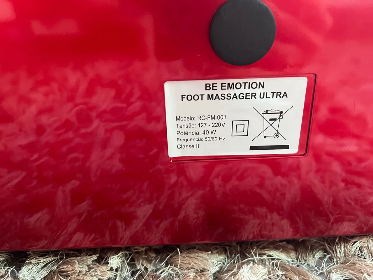 Massageador pra pernas e pés da Polishop  - Foto 4