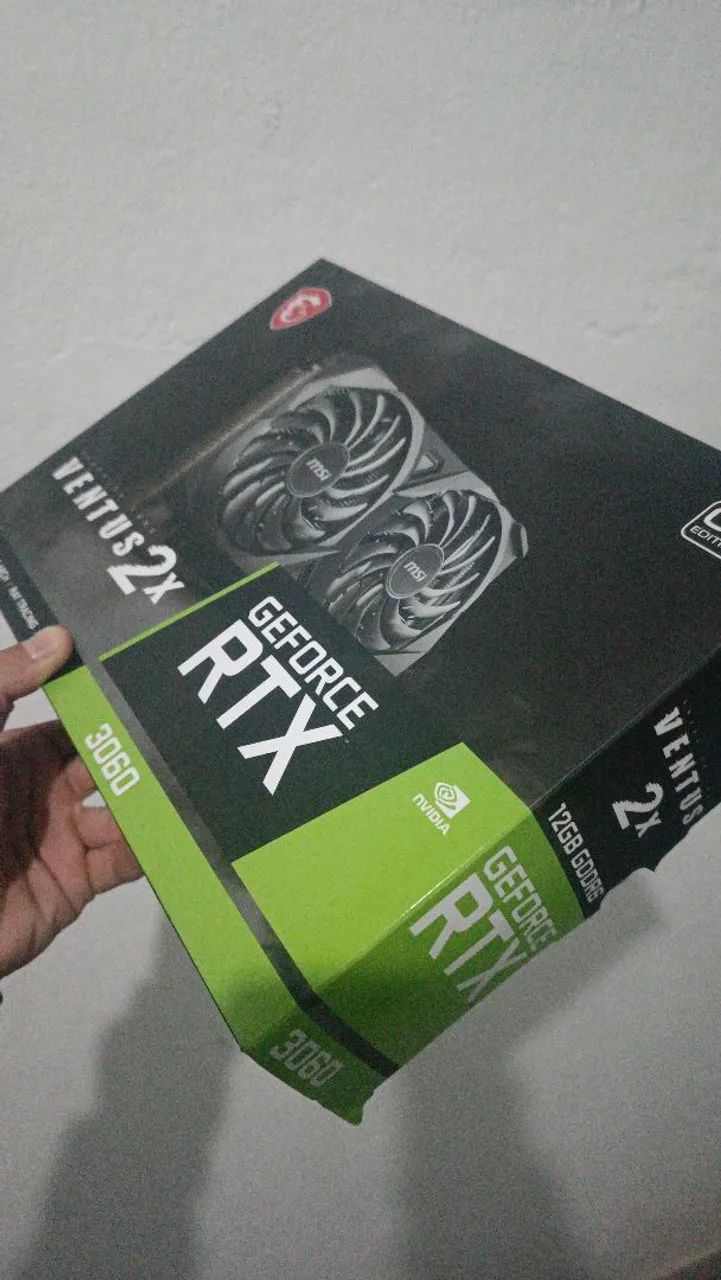 Placa de vídeo RTX MSI 3060 nova 12gb - Foto 3