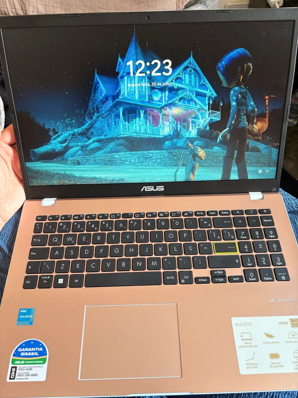 Notebook ASUS Vivobook Go 15 Intel Celeron 4GB RAM 128GB