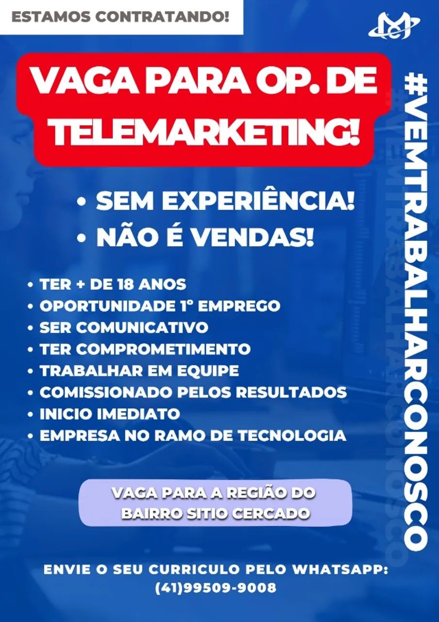 Oportunidade de trabalho