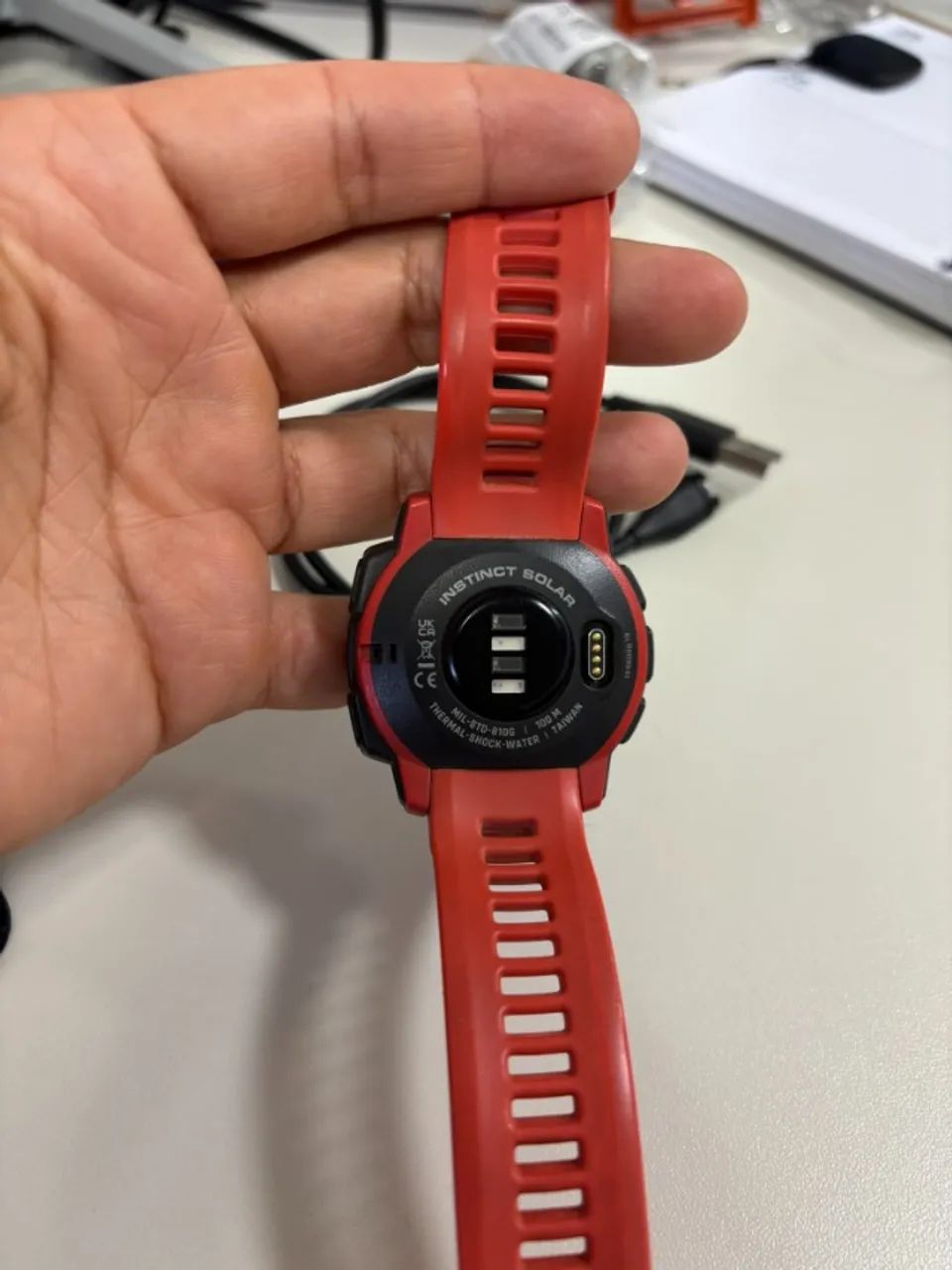 Relógio Garmin Instinct Solar - Usado - Foto 2