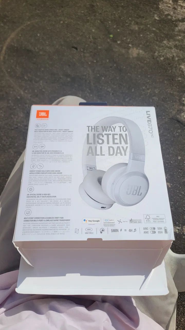 Fone Headset JBL live 670nc - Foto 4