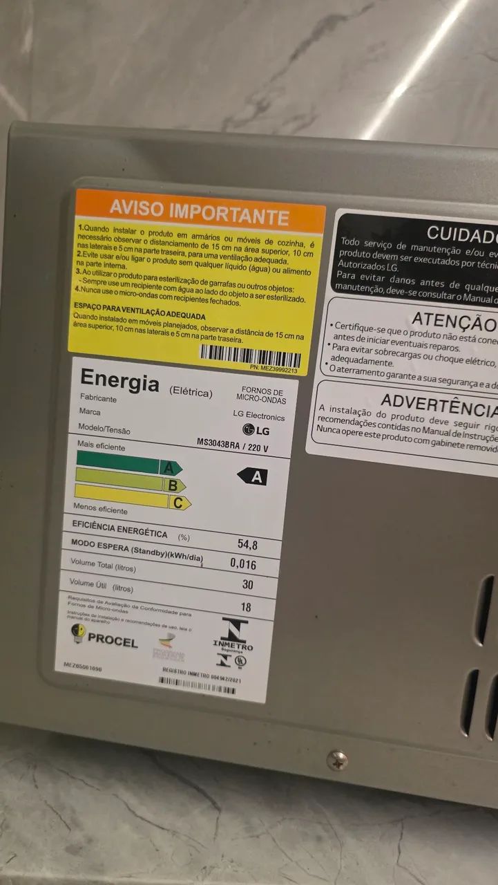 Micro-ondas LG 30 Litroe - Foto 2