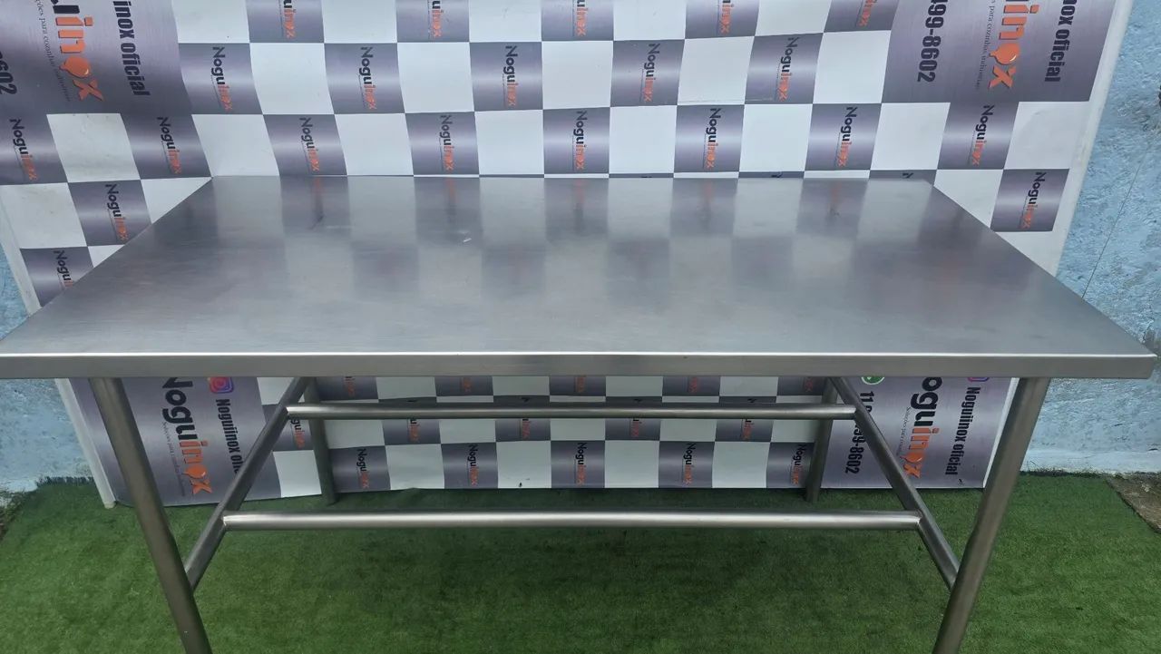 Mesa industrial inox 304 bancada reforçada  - Foto 2