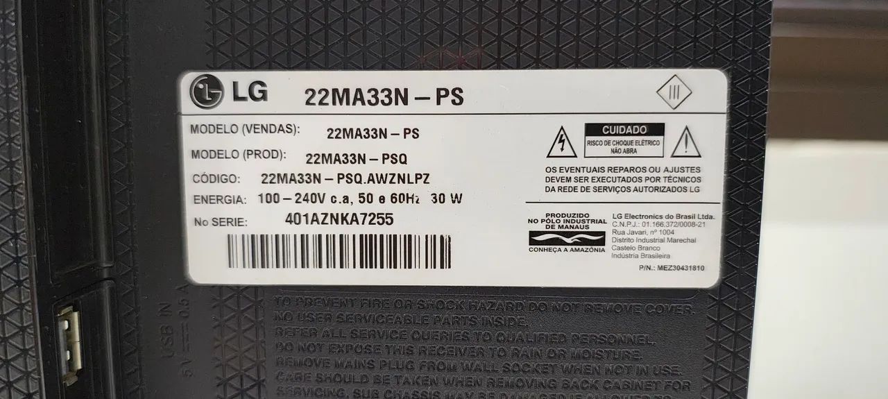 TV Monitor LG LED 22" - Foto 3