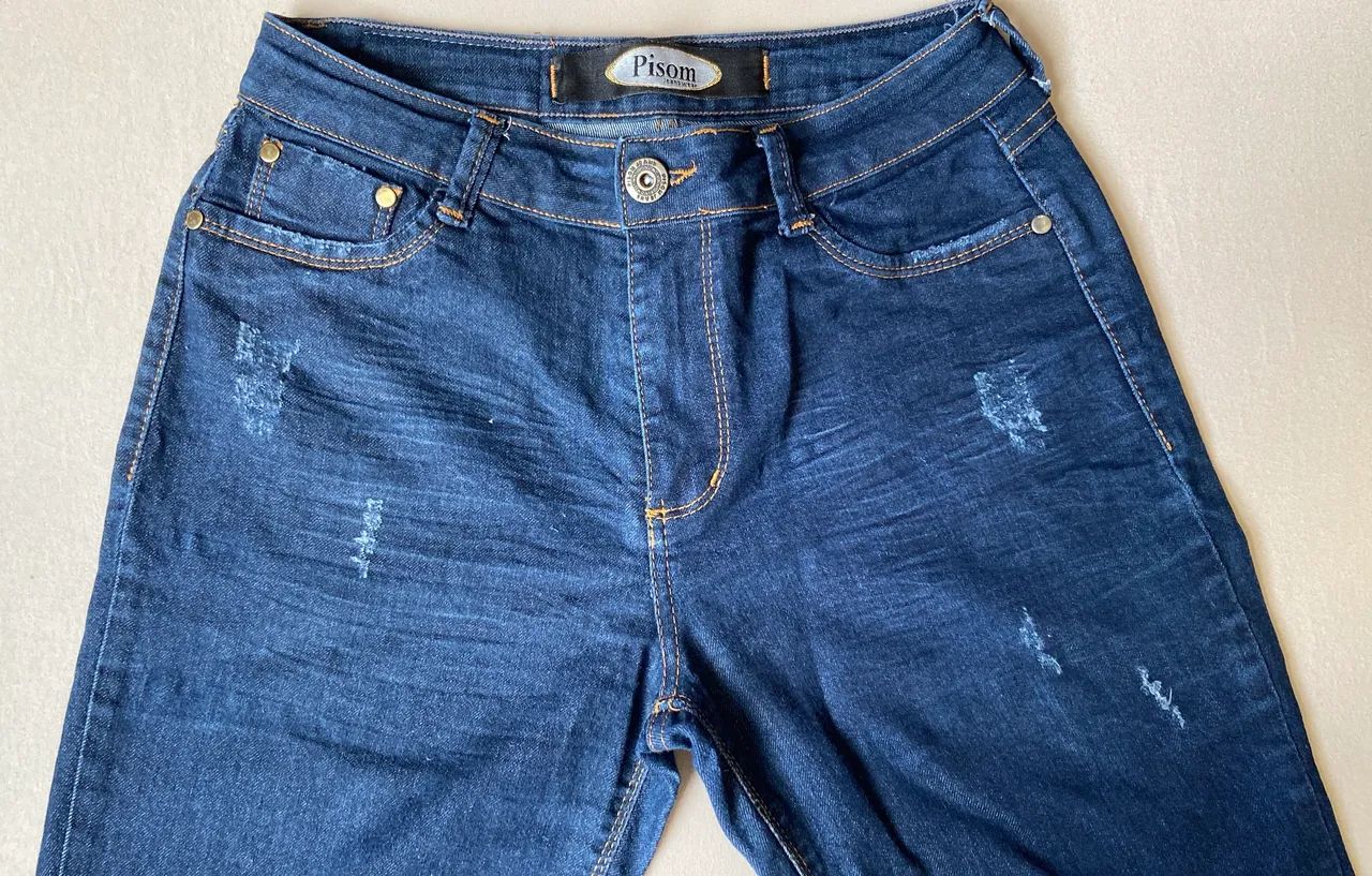Calça jeans boca de sino 42 - Foto 3