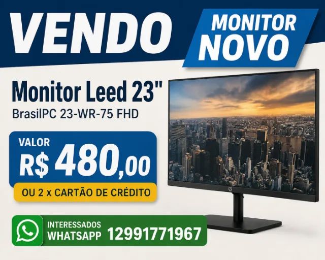 Vendo monitor de 23 polegadas - Foto 2