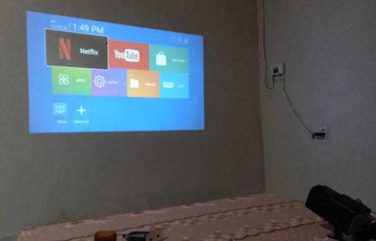 Projetor Magcubic HY320 Android 11 390ANSI 200" Audio HDMI USB - Foto 2
