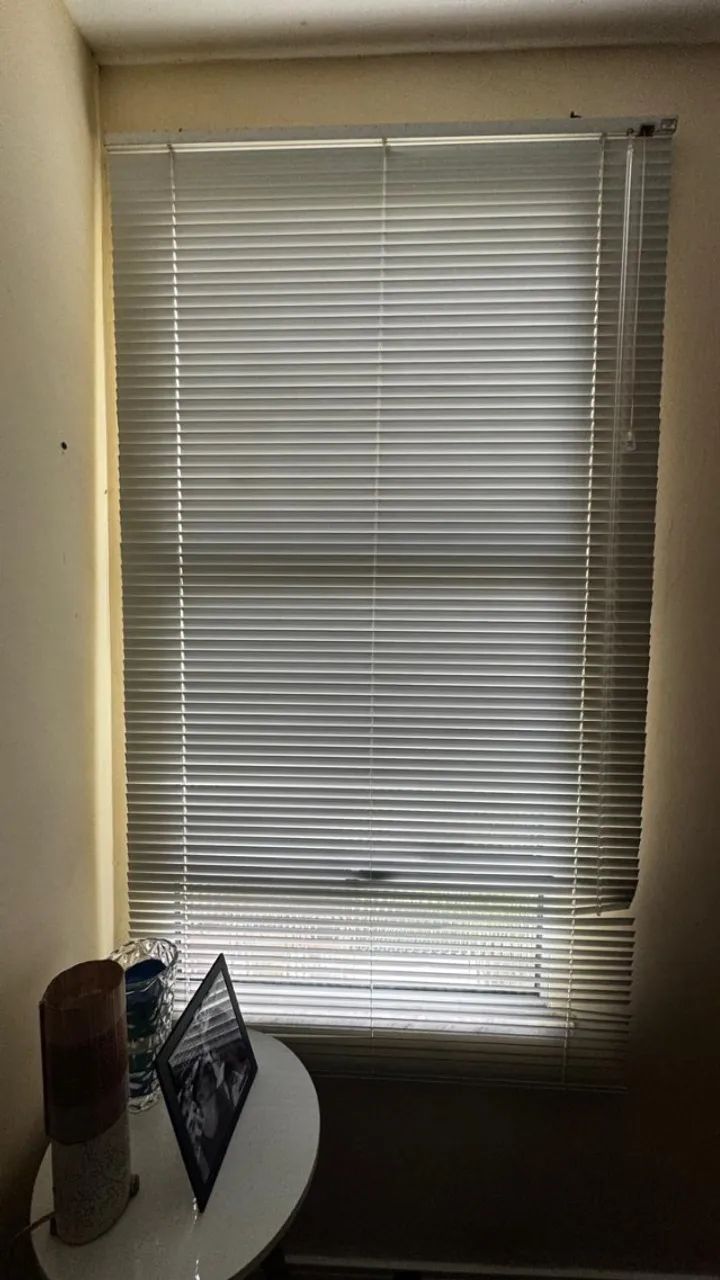 Persiana vinil em PVC branco