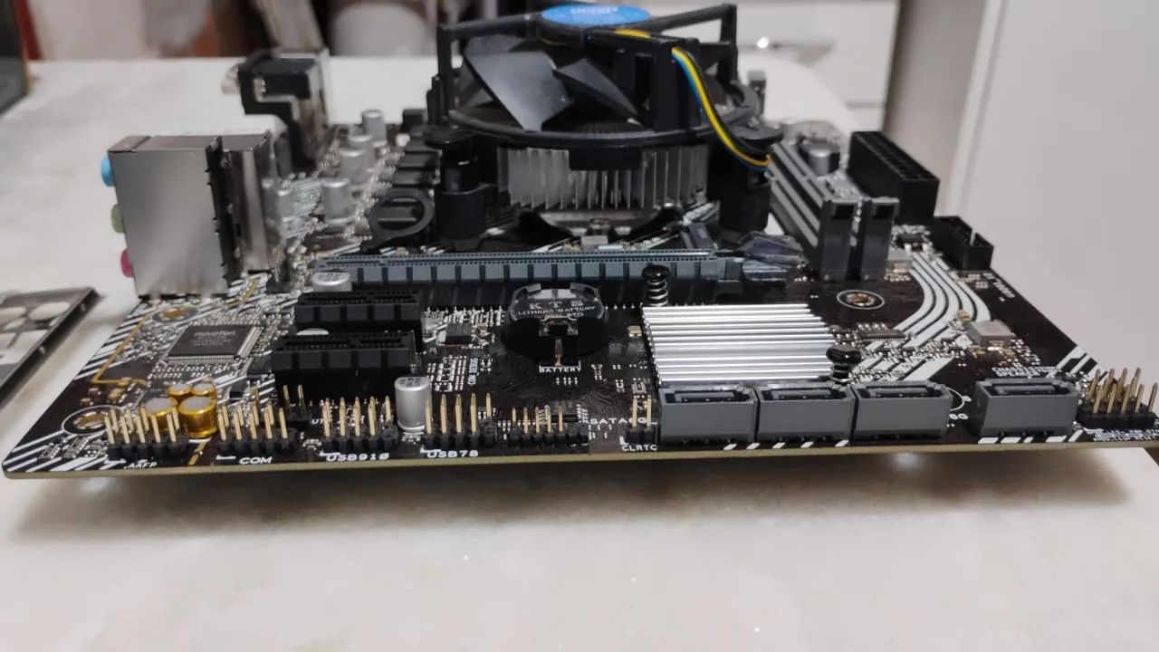 Placa mãe asus prime h410m-e + processador Intel i3 10ª - Foto 2