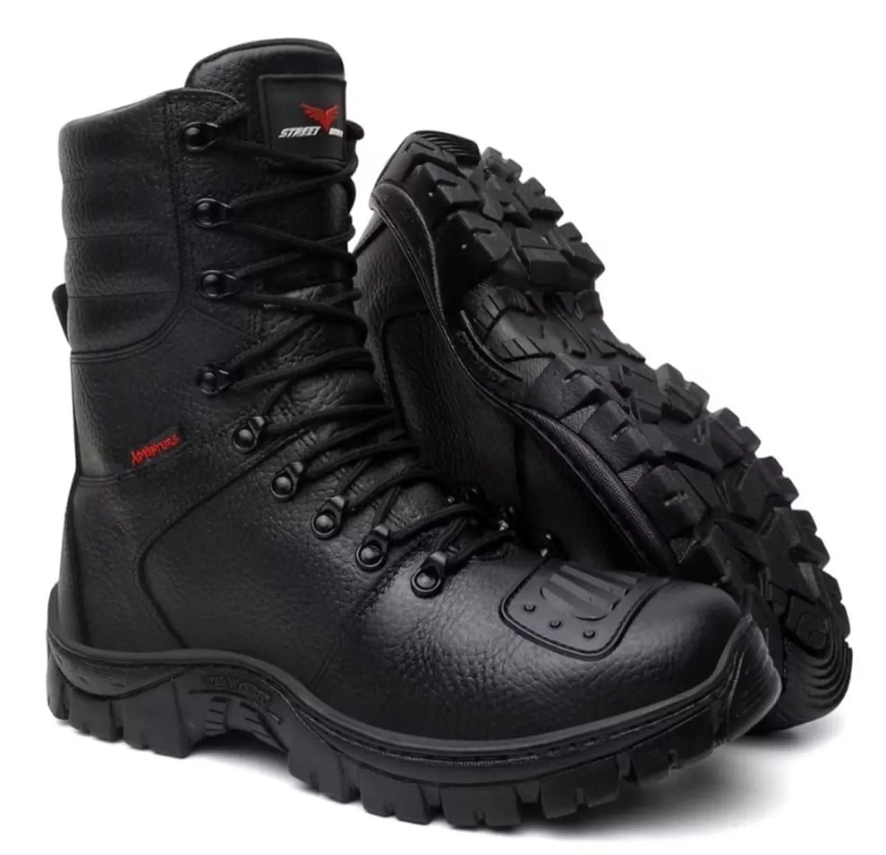 Bota coturno de couro legítimo  - Foto 2