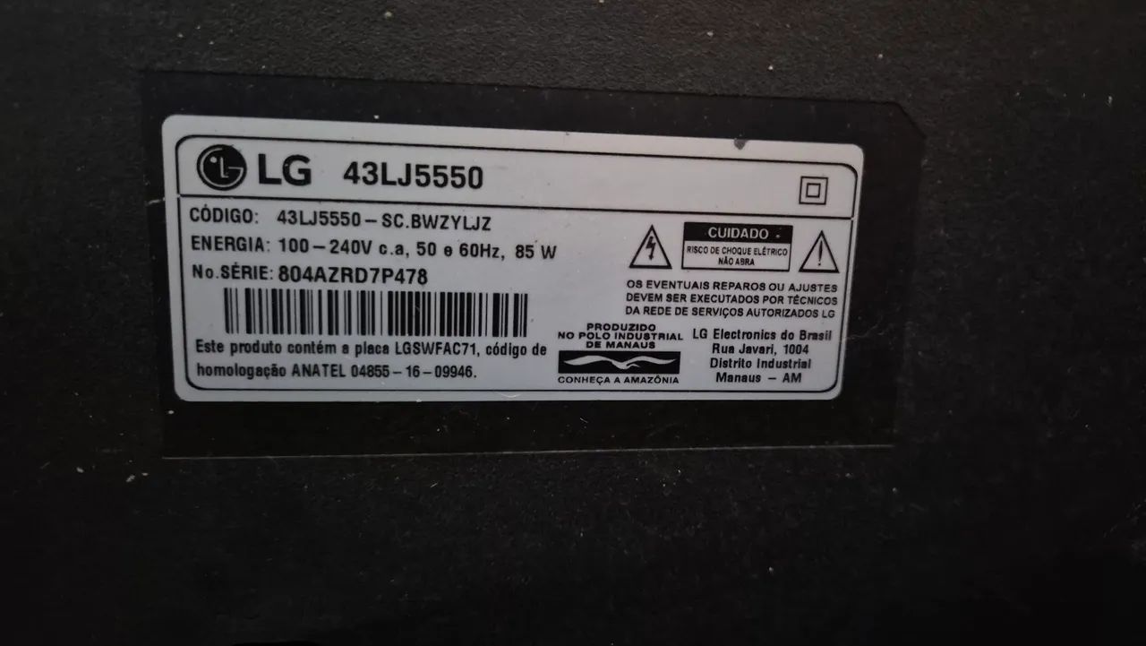 TV LG 43 Smart funcionando perfeitamente  - Foto 5
