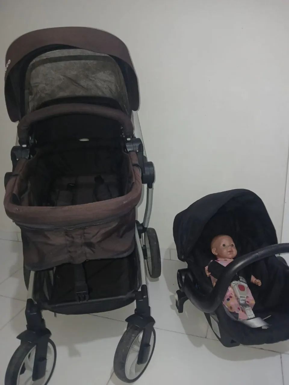 Carrinho de Bebê Dzieco 2 x 1 - Foto 2
