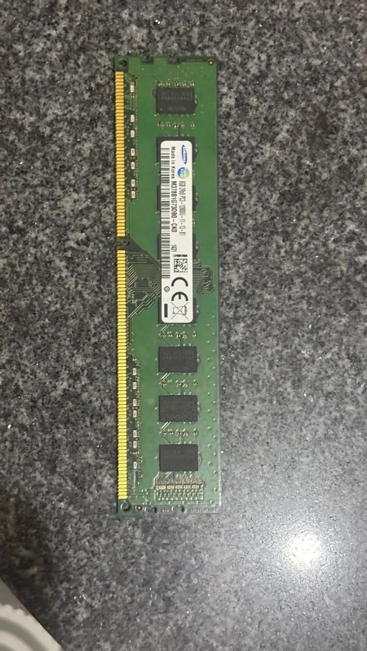 Memória ram DDR3 Samsung 