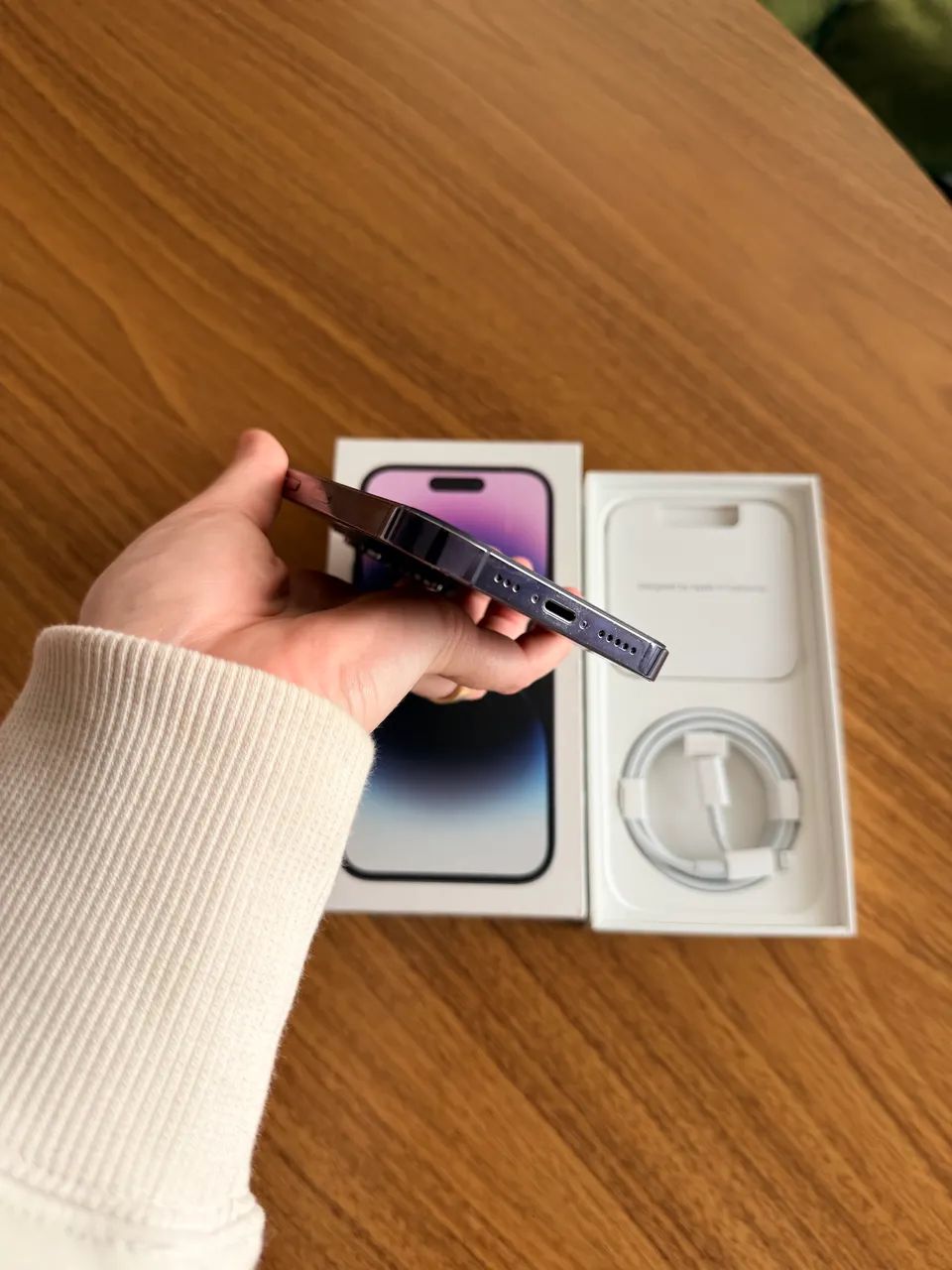iPhone 14 Pro 128GB roxo - Foto 2