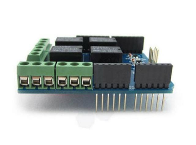 COD-AM182 Modulo Shield Com Relé Com Relé 4 Canais Arduino Automação Robotica - Foto 2