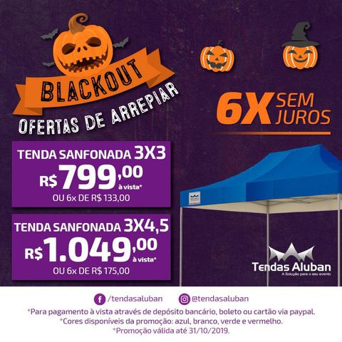 Tendas Piramidais e Sanfonadas