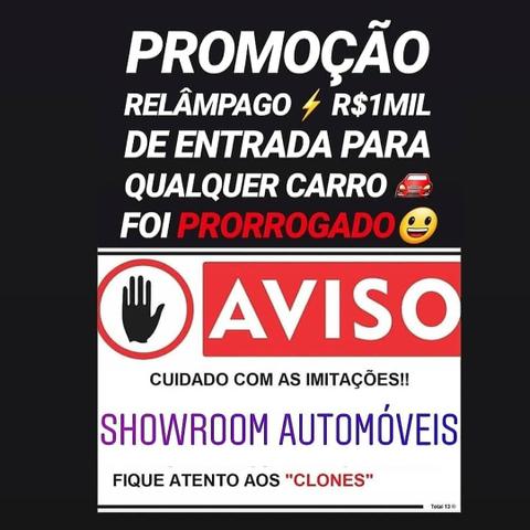 Recuse IMITAÇÕES!! R$1MIL DE ENTRADA SÓ NA SHOWROOM AUTOMÓVEIS!!
